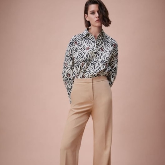 Zara Printed Embroidered Shirt - Picture 3 of 11